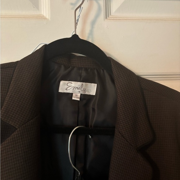 Size 16 suit. Pants and blazer Brown tweed - Picture 2 of 2